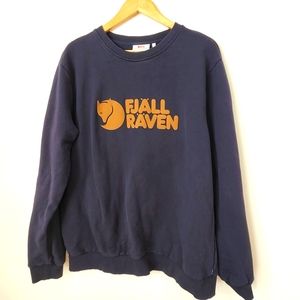 Men's Fjallraven Organic Cotton Sweatshirt  Navy Blue XL